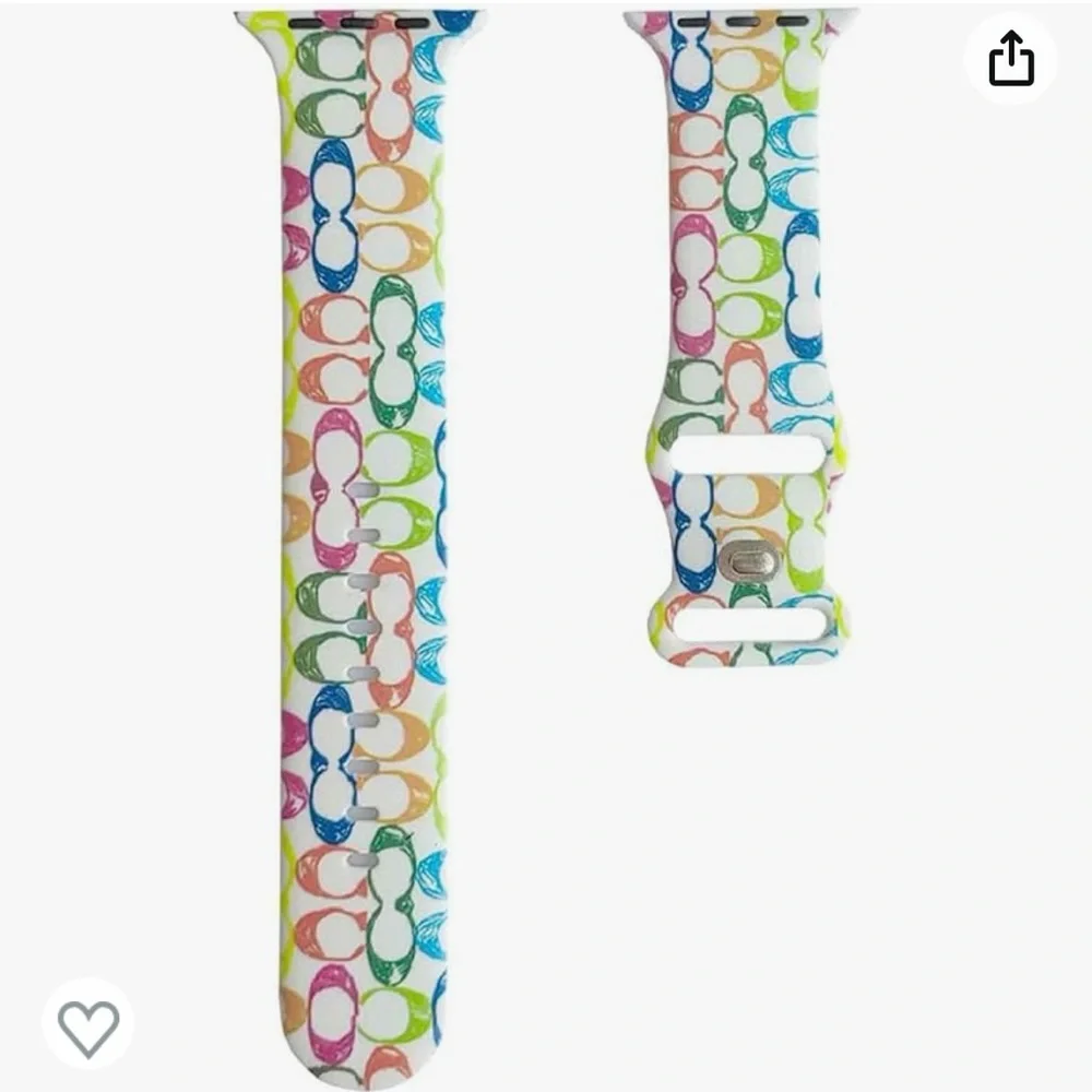 NWT Luxury Inspired Sport Apple Silicone Watchband - Picture 4 of 10